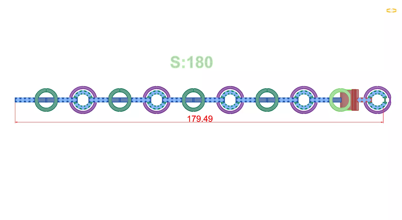 Bracelet screen showing amount of money 3D print model_0