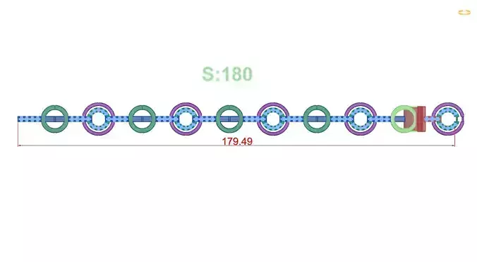 Bracelet screen showing amount of money 3D print model