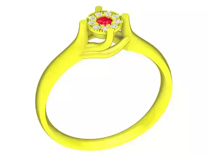 korean diamond women ring 4559