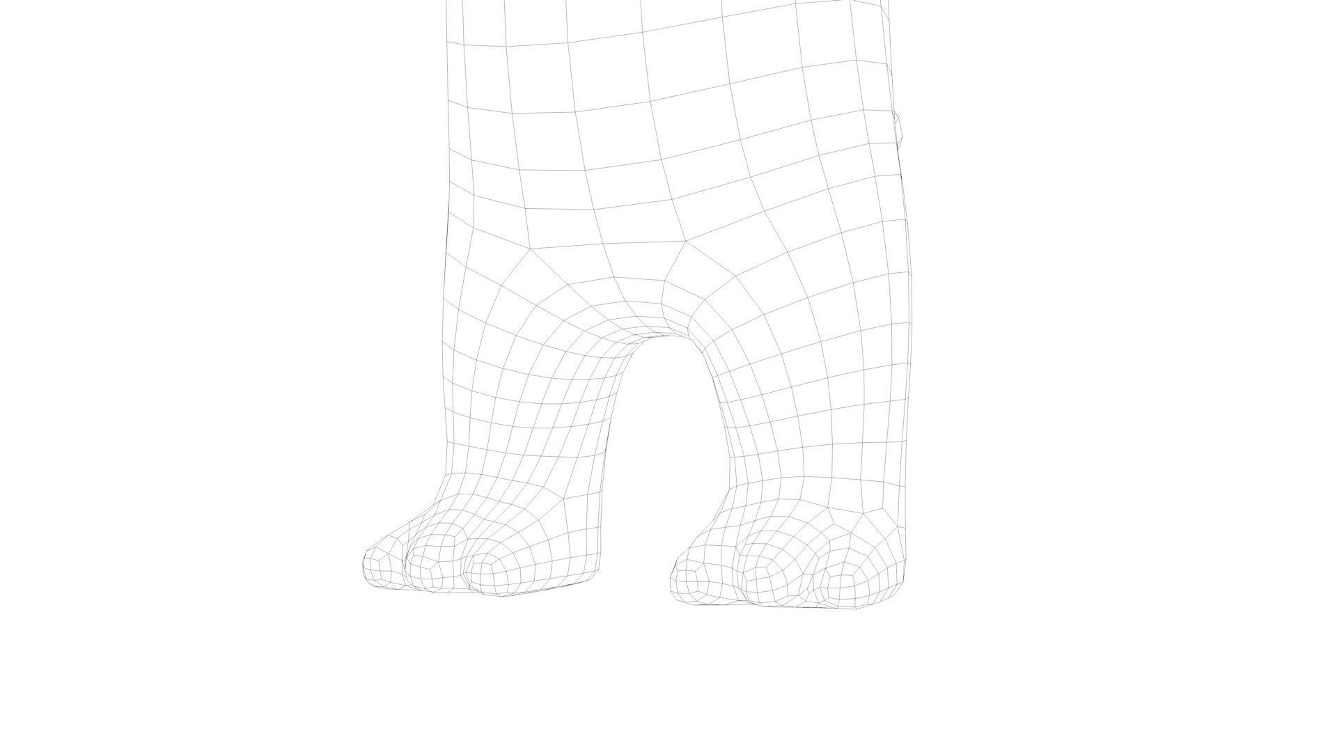 Cartoon Lion Character Low-poly 3D model_29