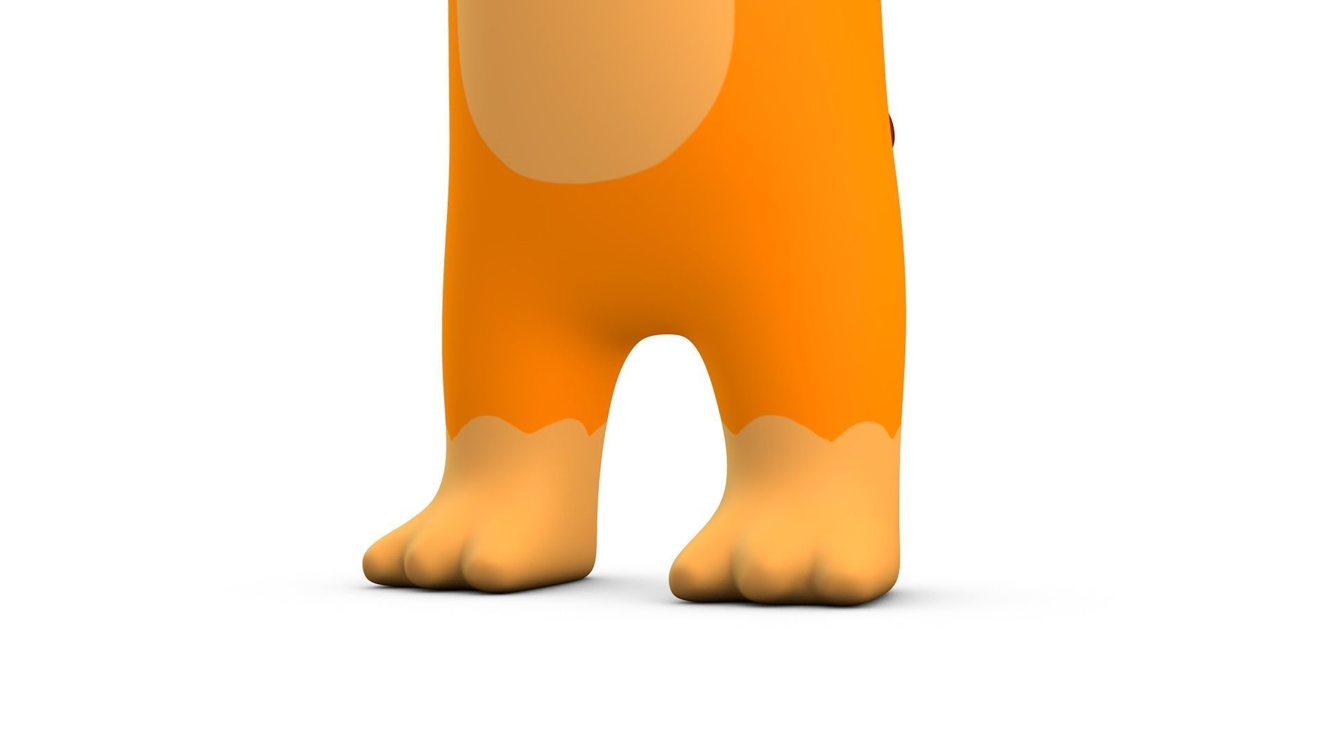 Cartoon Lion Character Low-poly 3D model_13