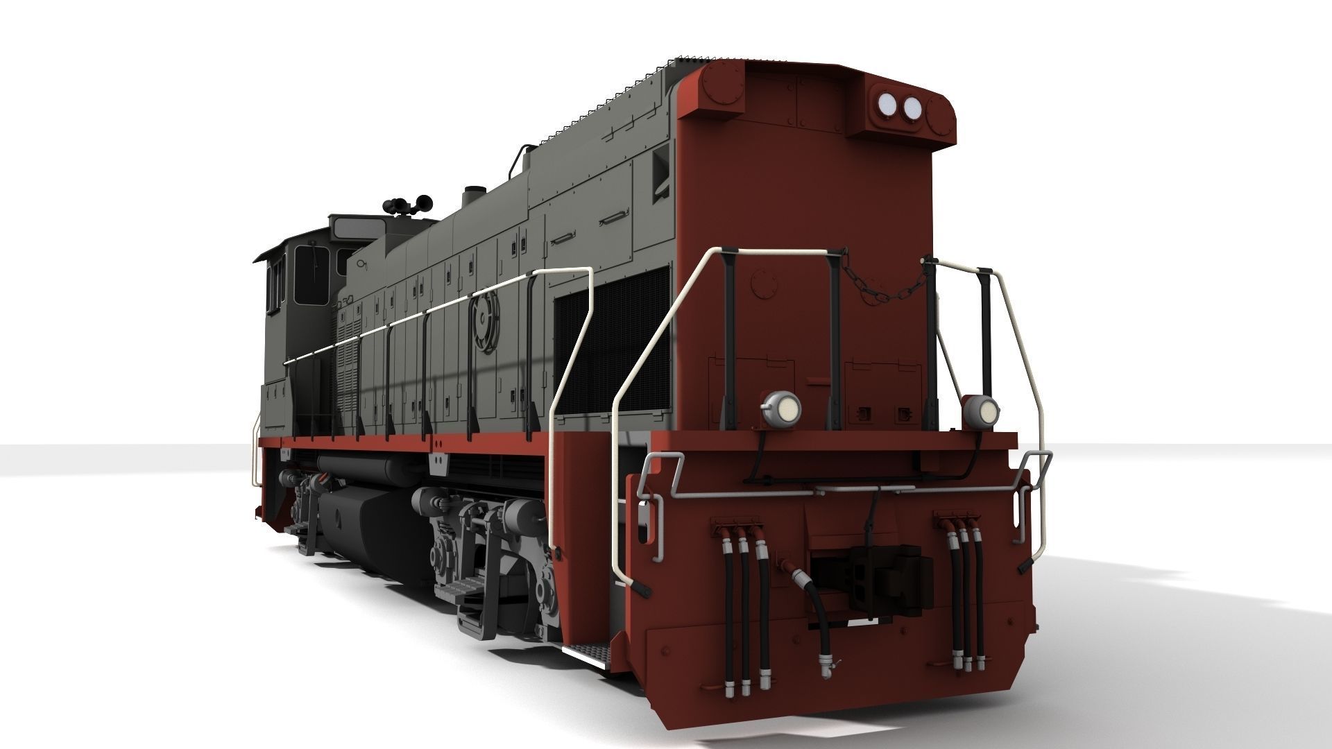 EMD MP15 Free 3D model_6