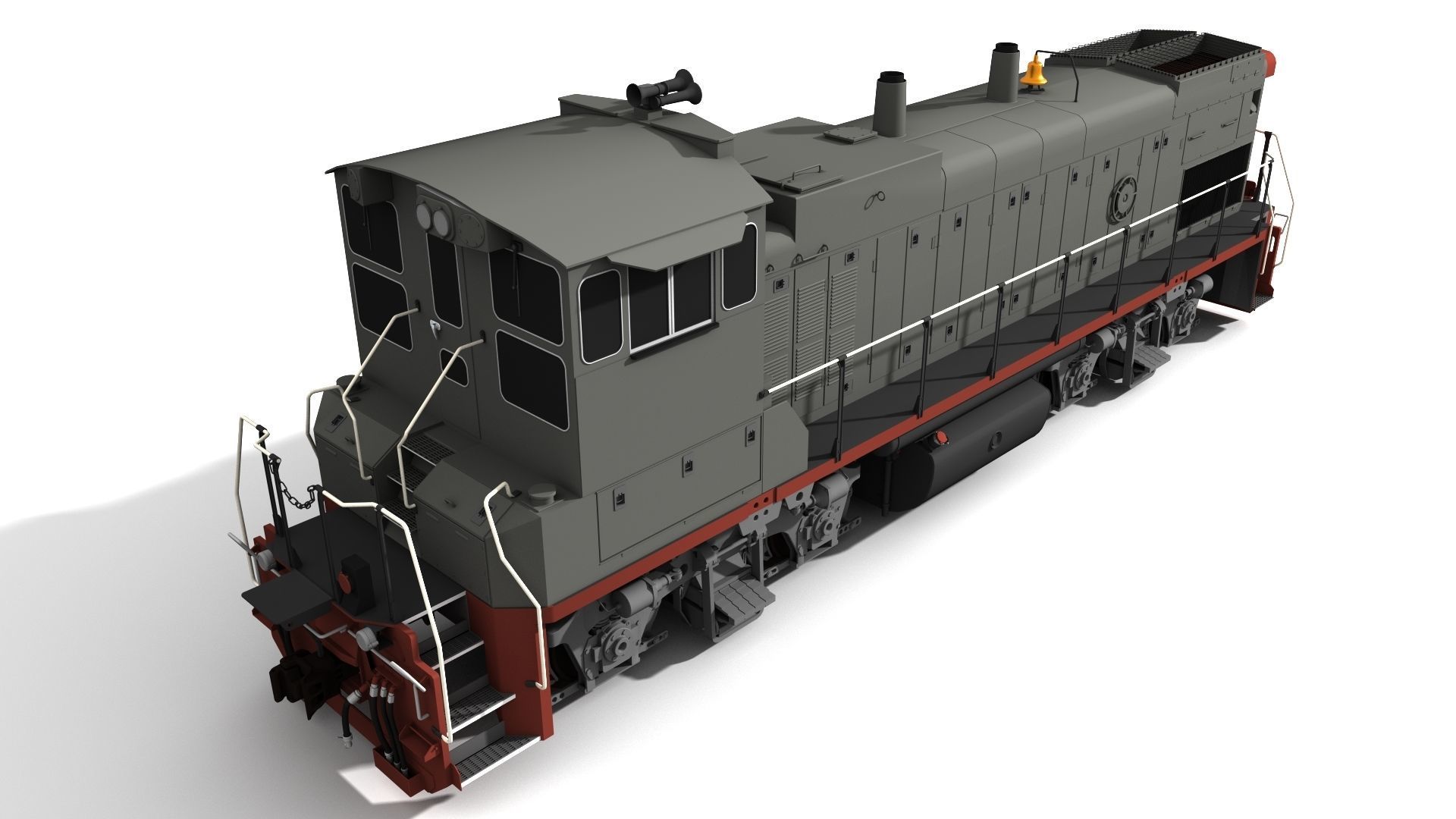 EMD MP15 Free 3D model_2