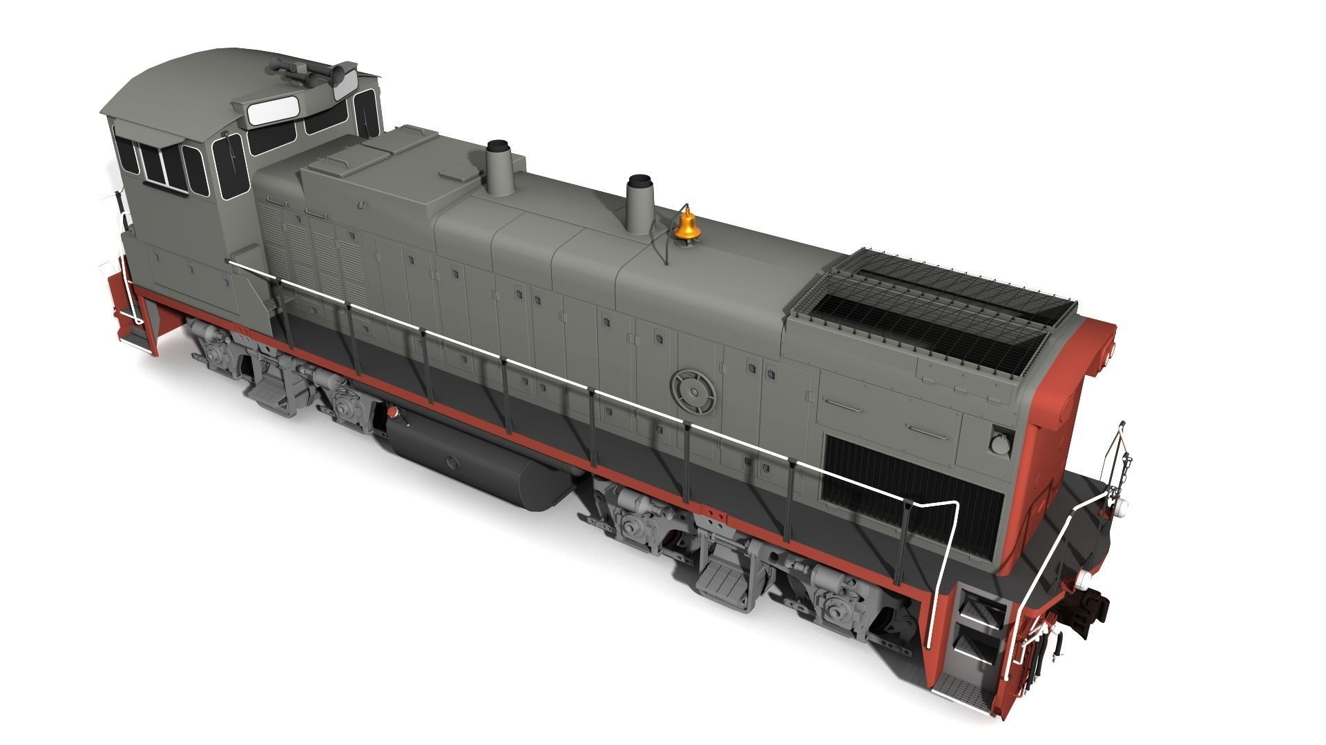 EMD MP15 Free 3D model_3