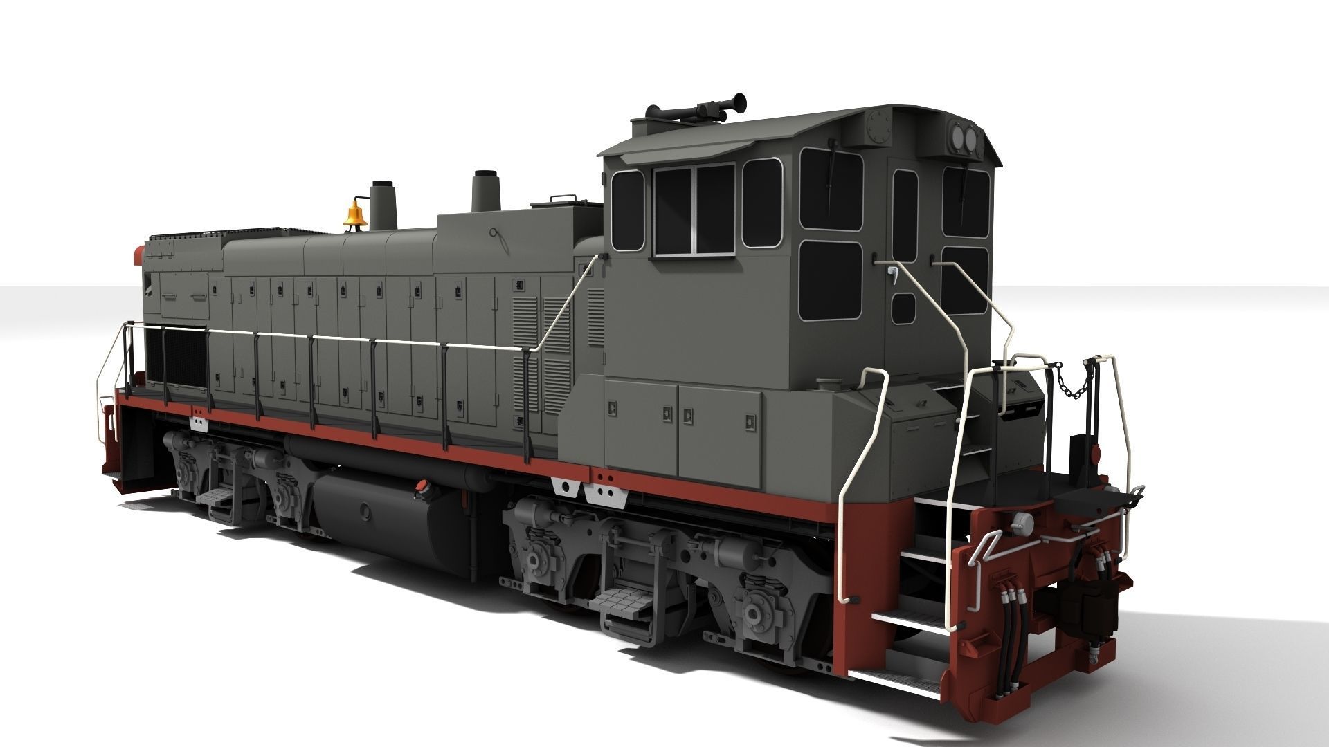 EMD MP15 Free 3D model_1