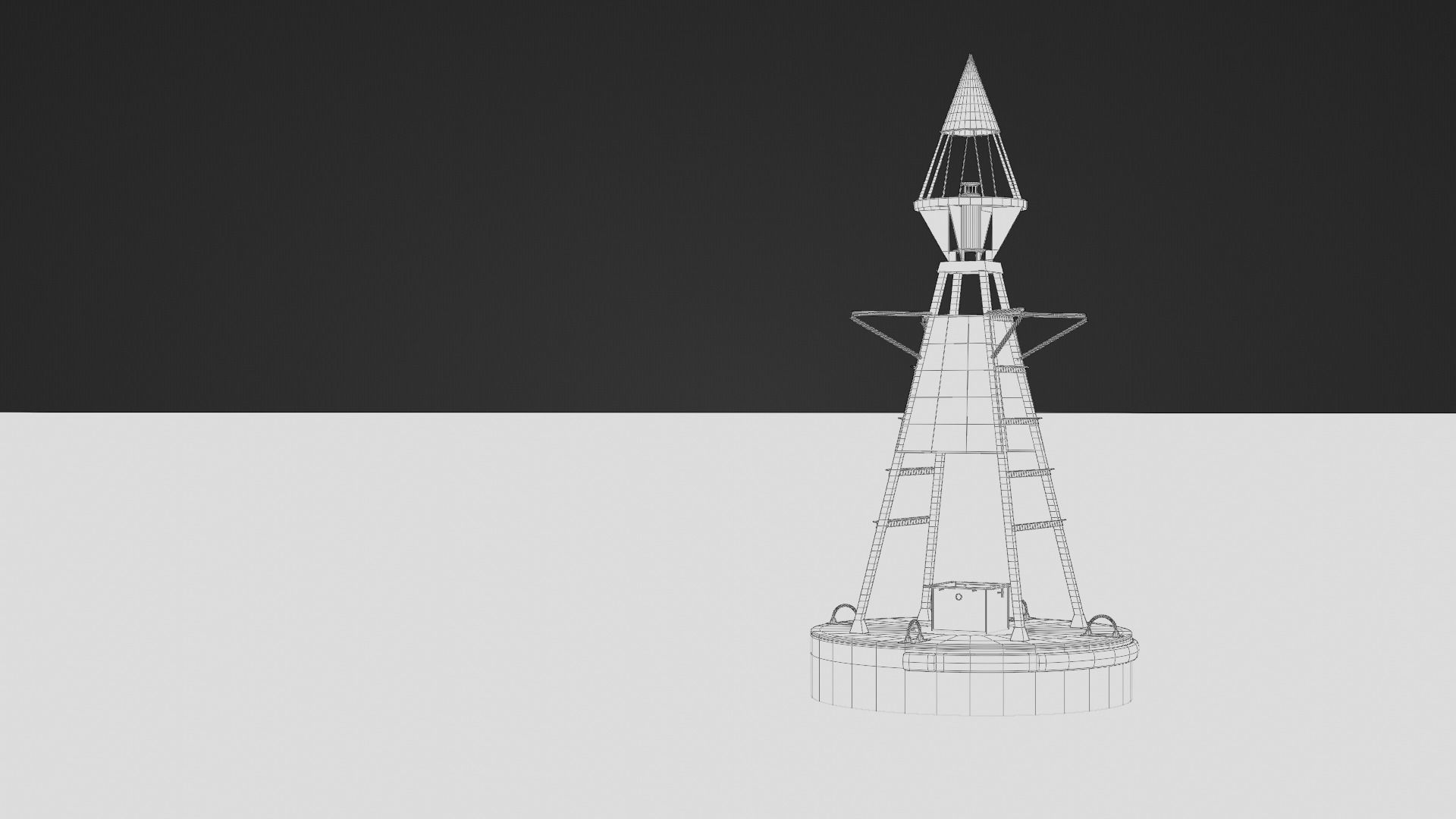 Lighthouse 3d Scene 3D model_14