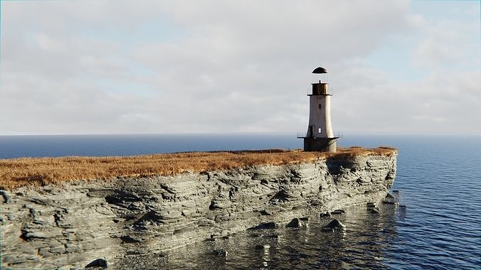 Lighthouse 3d Scene 3D model 3