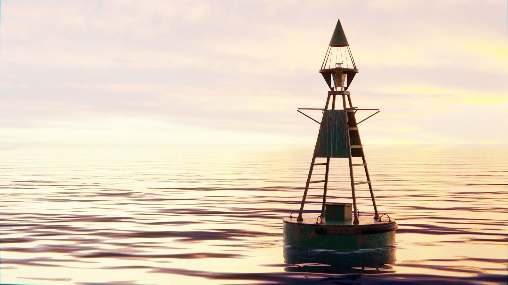 Lighthouse 3d Scene 3D model_7