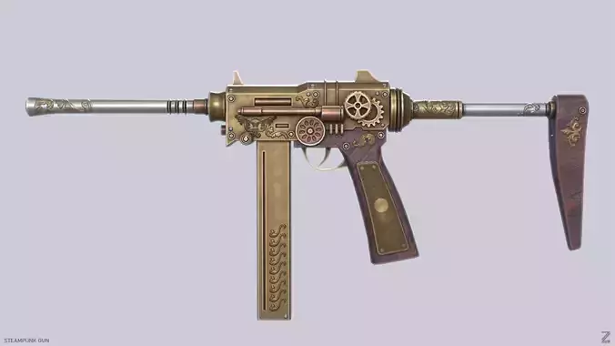 Steampunk gun