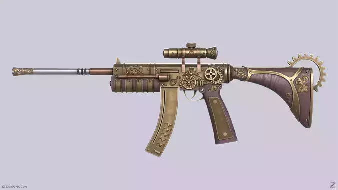 Steampunk gun