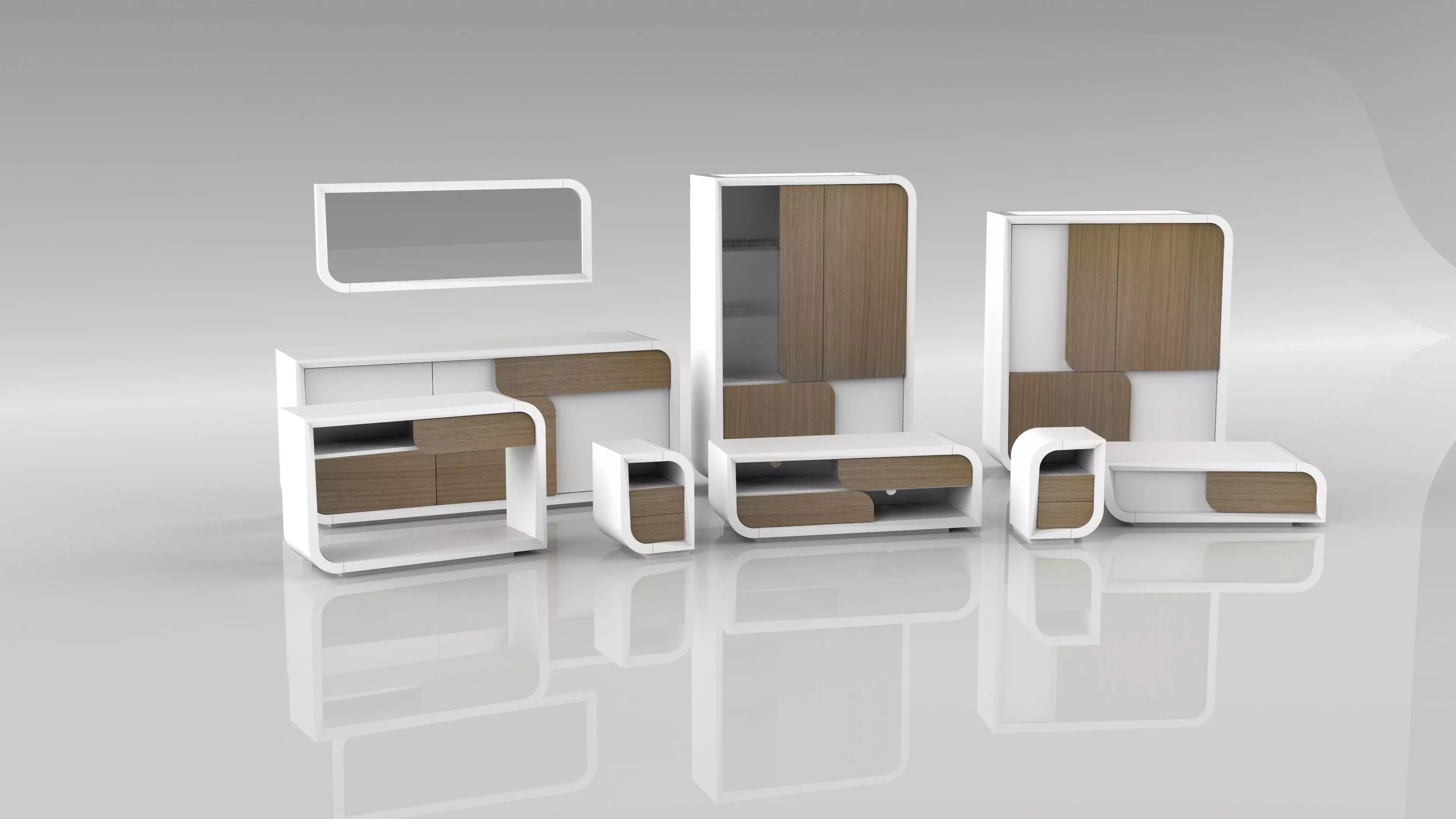 HOME FURNITURE SET 3D model_0