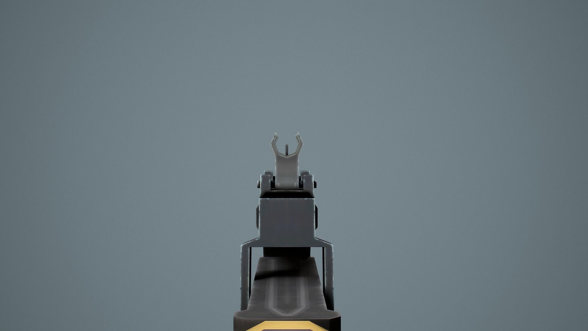 P90 Submachine Gun - Low Poly Game Ready Low-poly 3D model_8