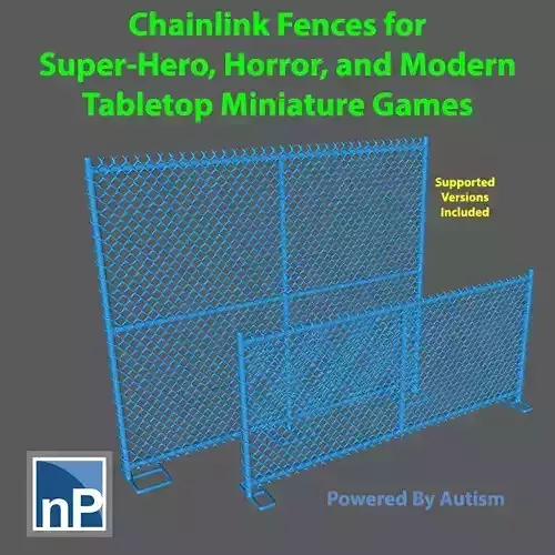 Modern Chain-Link Fence