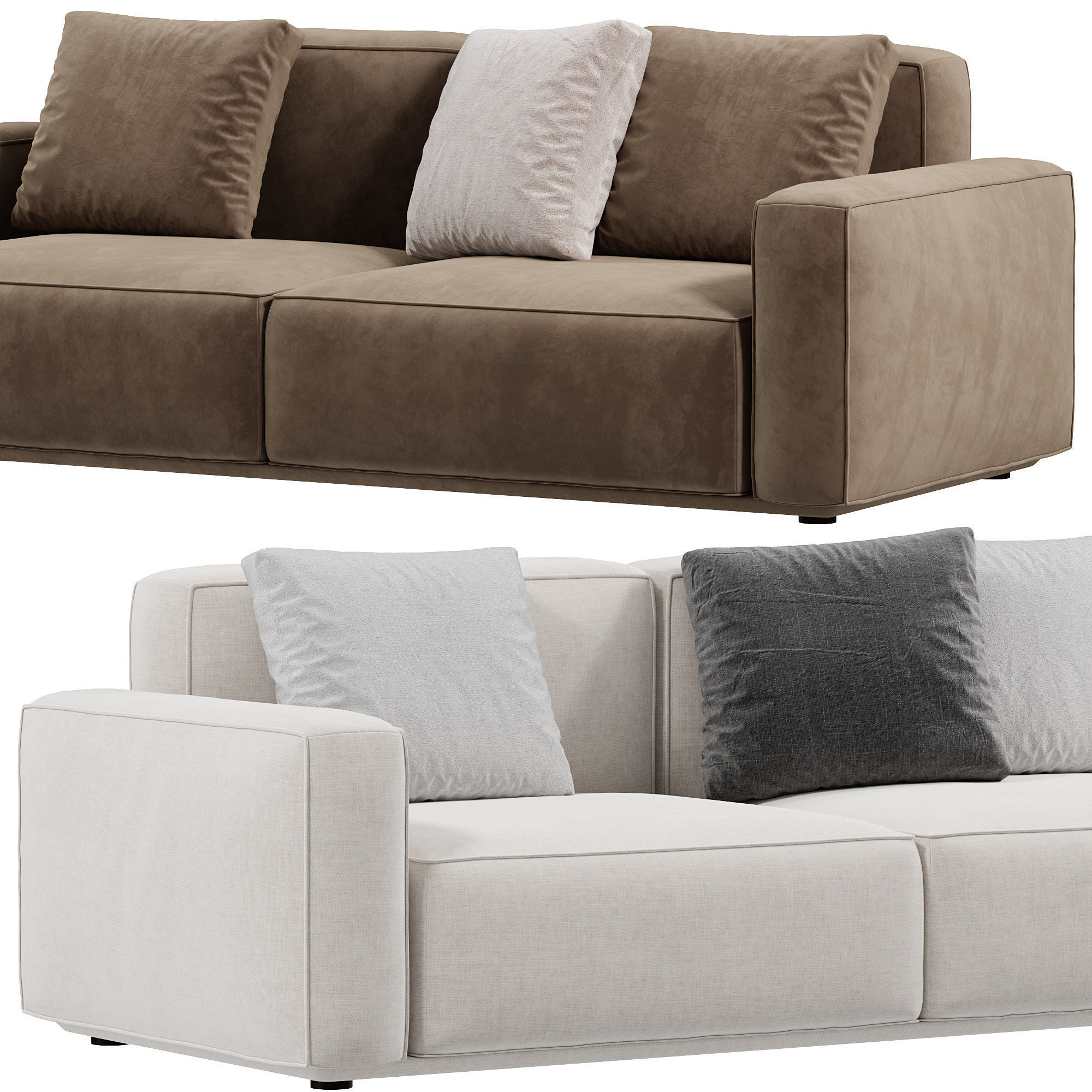 Arflex Marechiaro Sofa 228 3D model_2