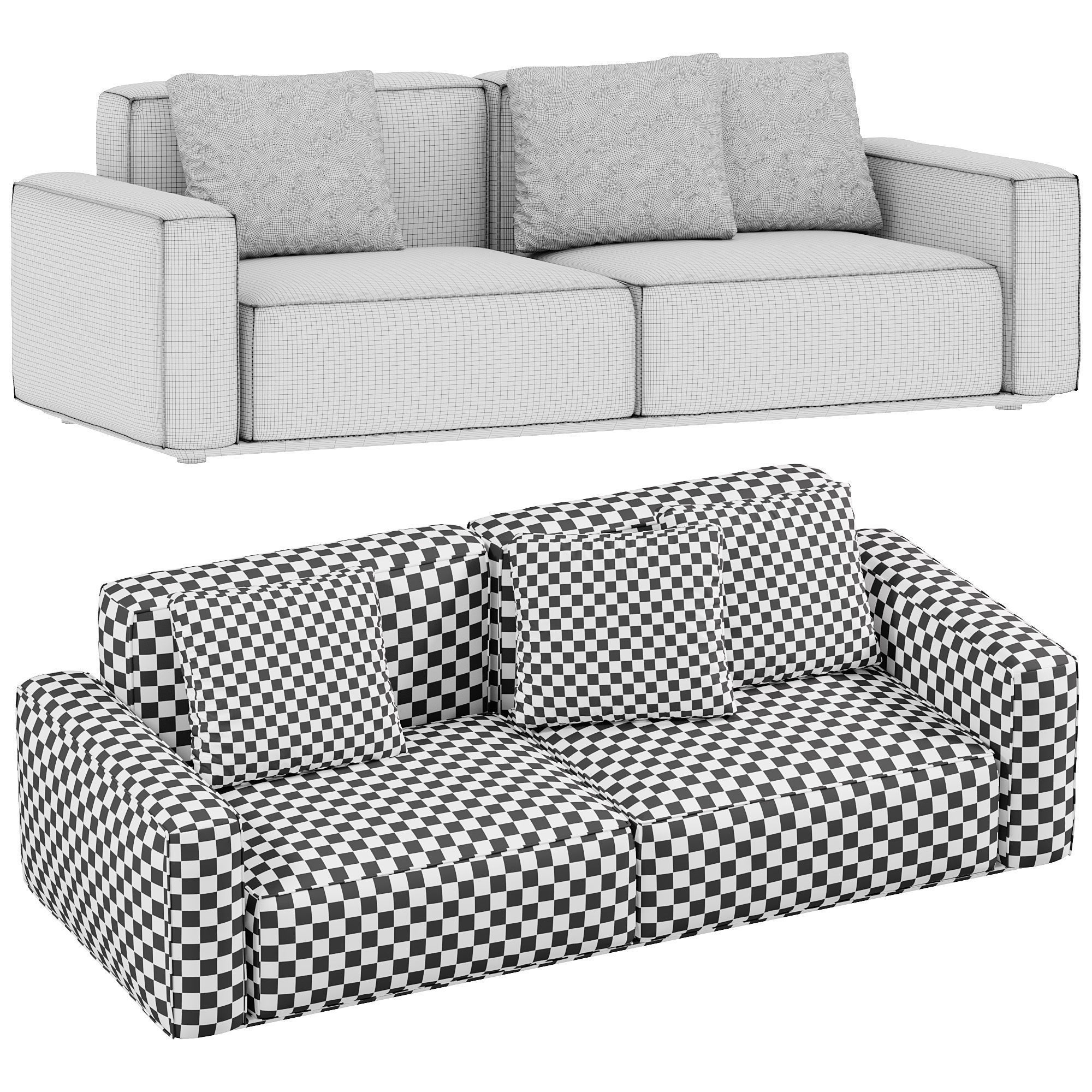 Arflex Marechiaro Sofa 228 3D model_5