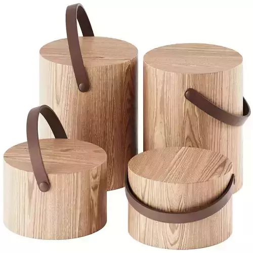 Jose Martinez Medina GNOMO Wooden stool or coffee table