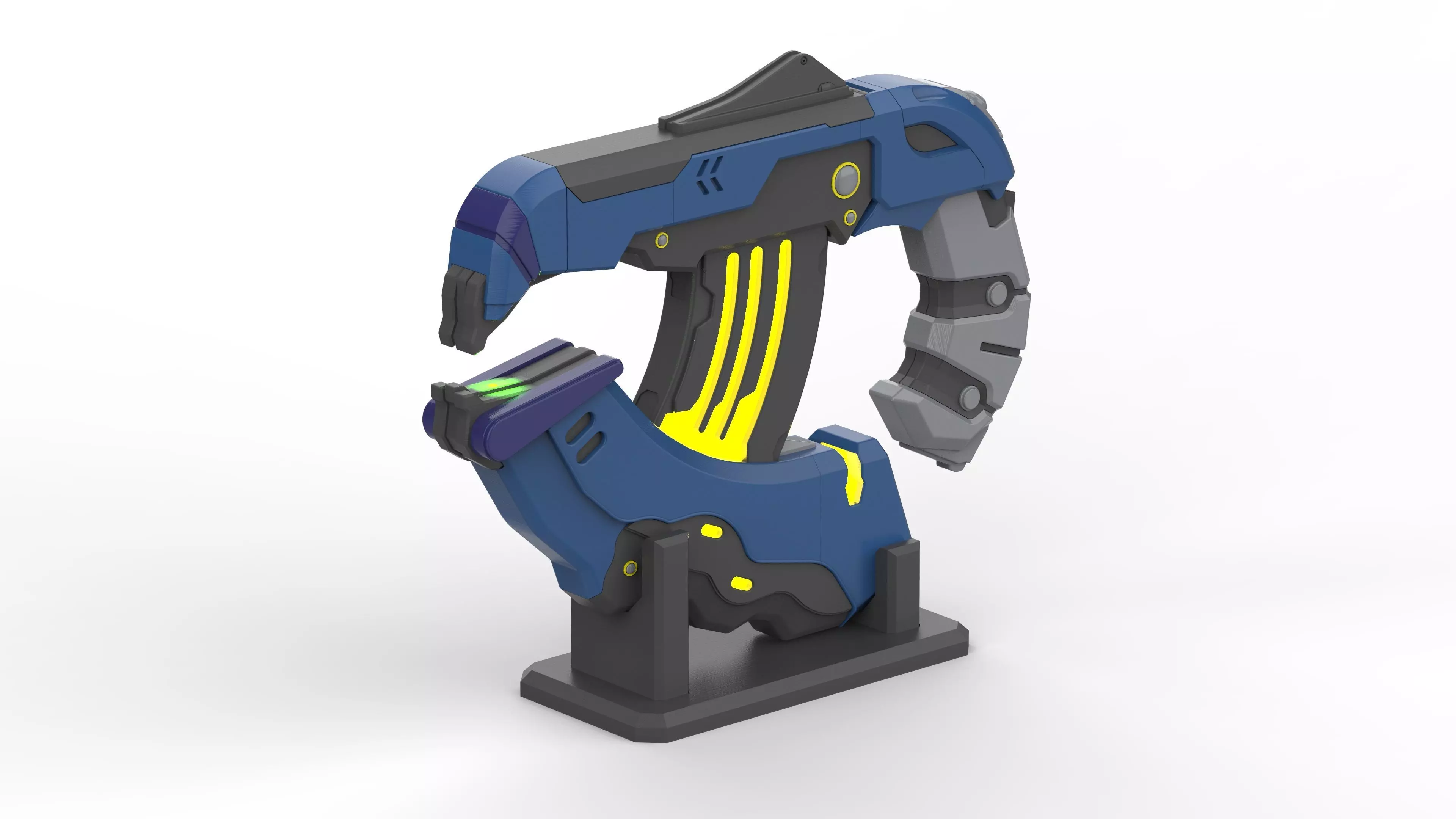 Plasma Pistol H2A - Halo - Commercial - Printable STL 3D print model