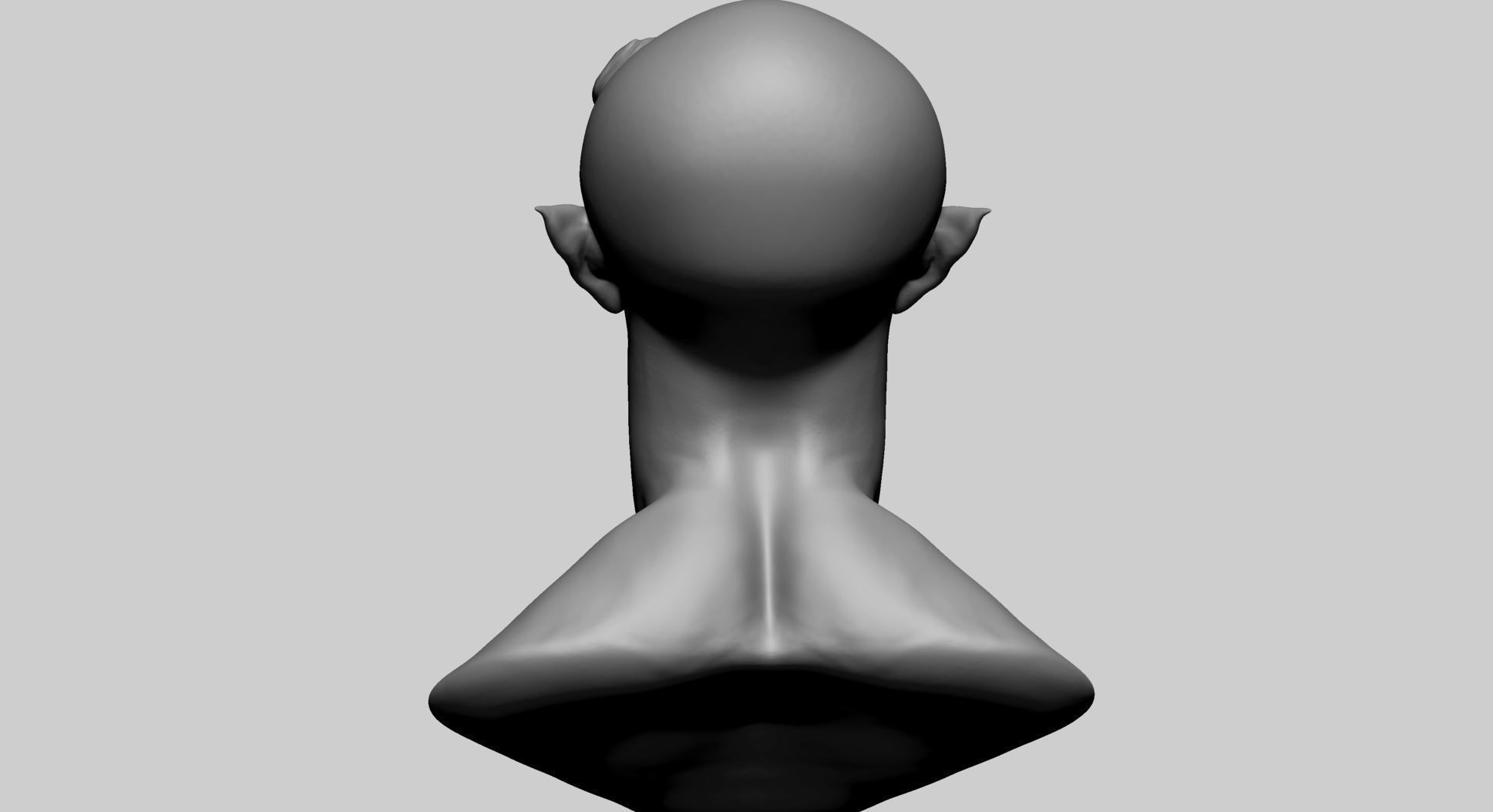 Creature Head A1 3D model_5