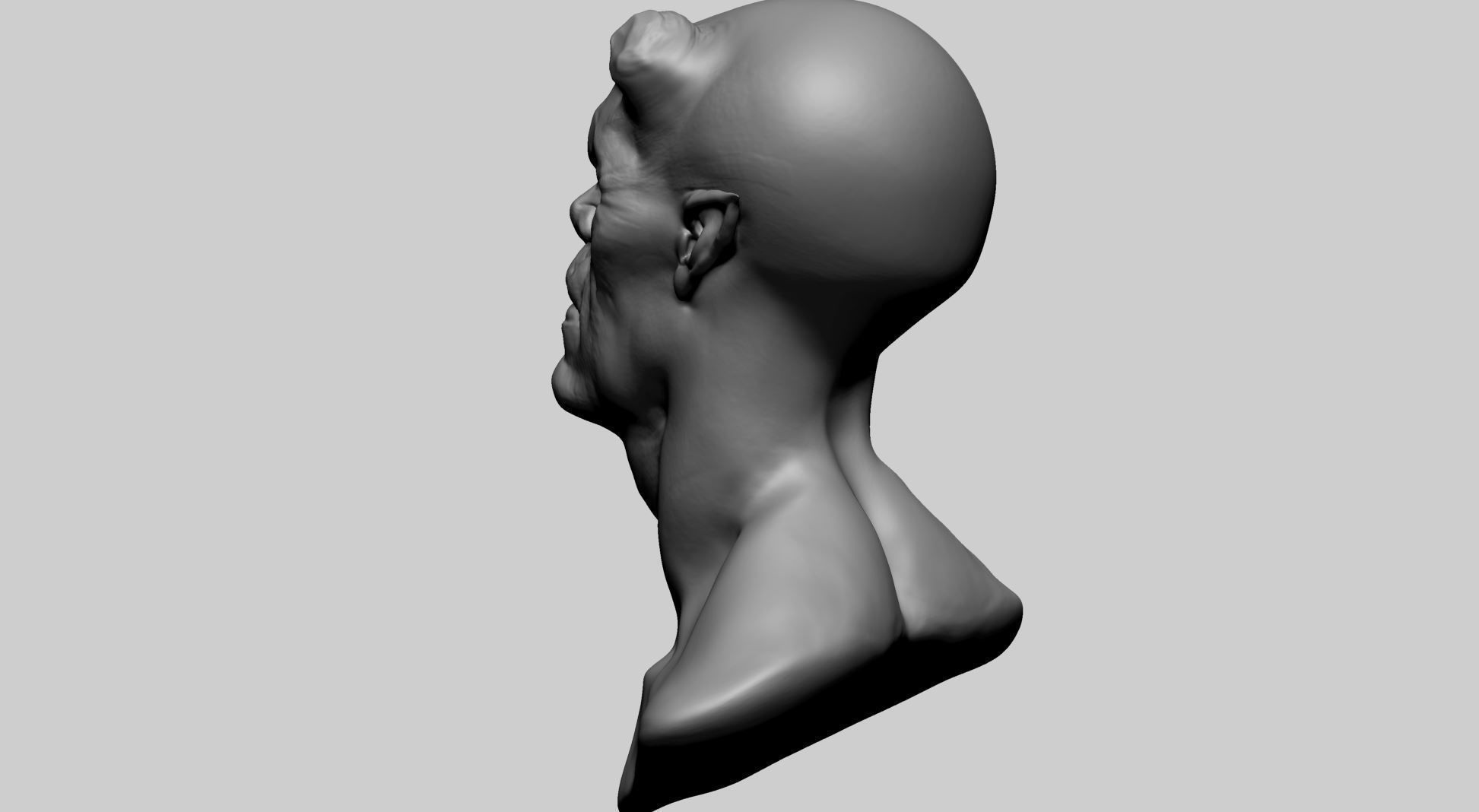Creature Head A1 3D model_6