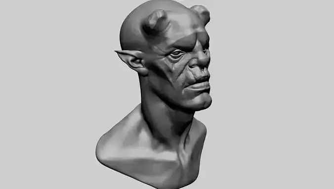 Creature Head A1 3D model