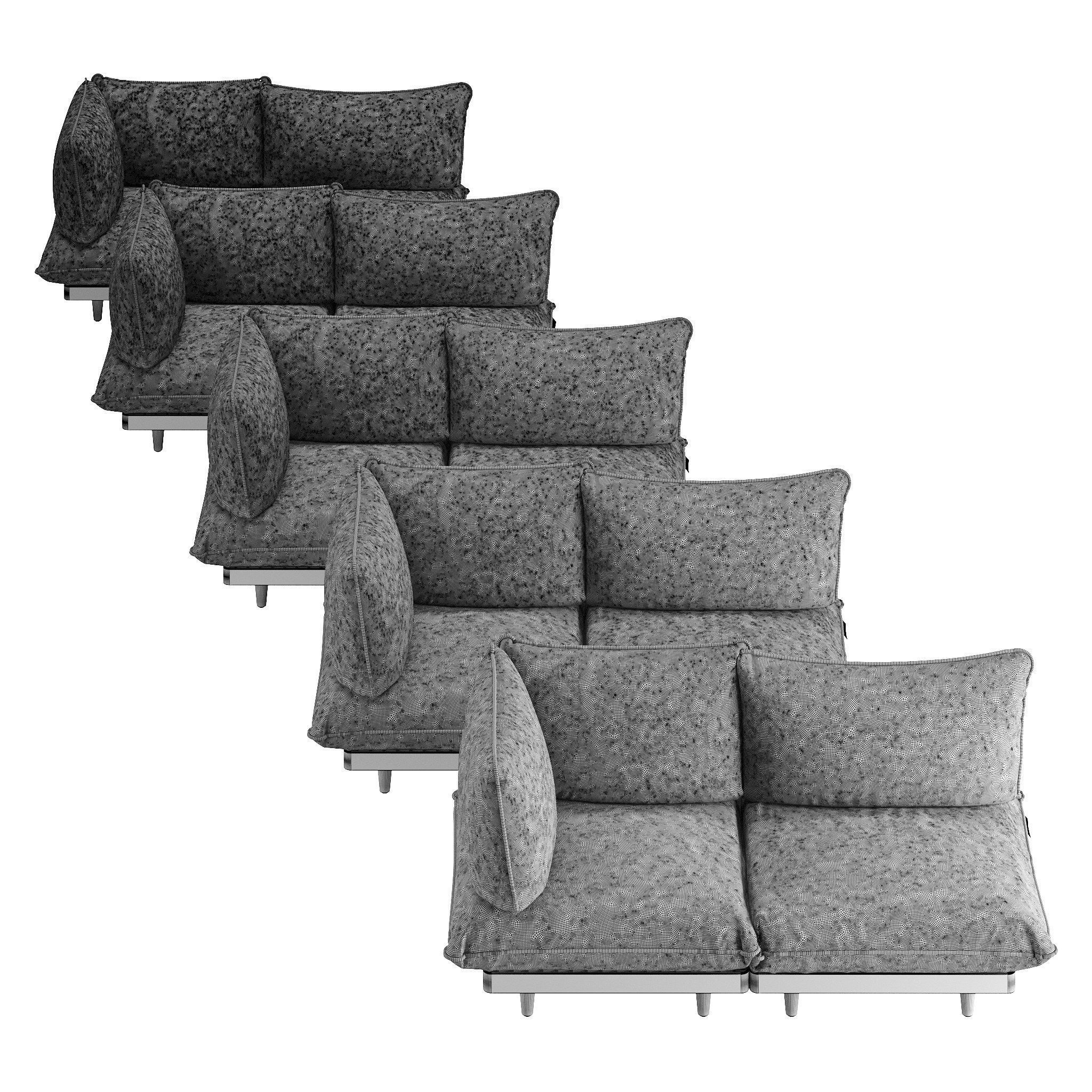 Fatboy Paletti Small Set Sofa 3D model_1
