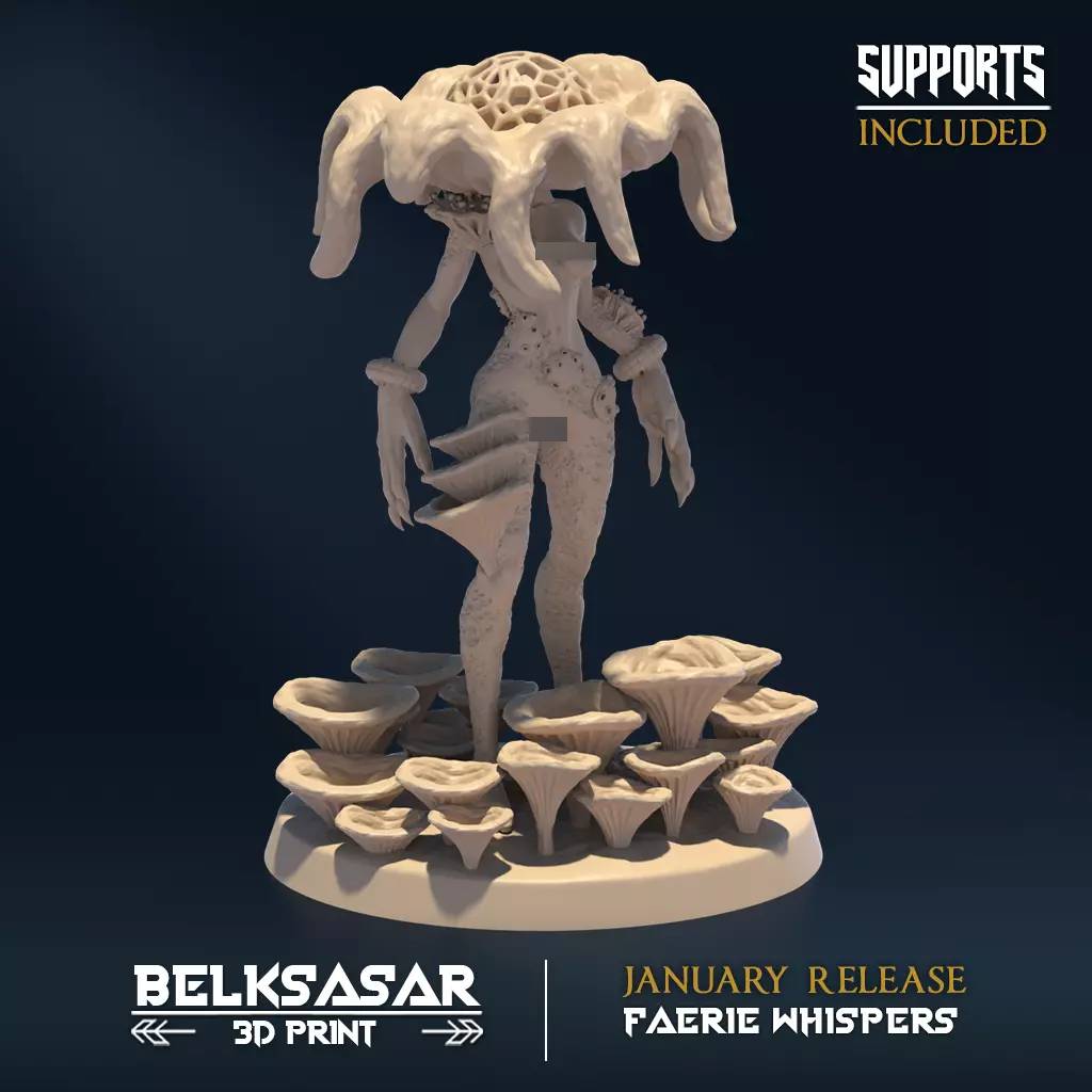 Amanita of Corruption B Nude 3D print model_0