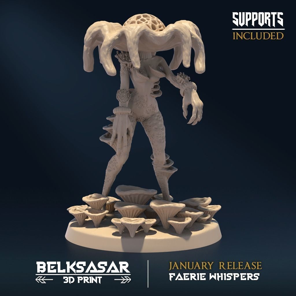 Amanita of Corruption Set x3 3D print model_3