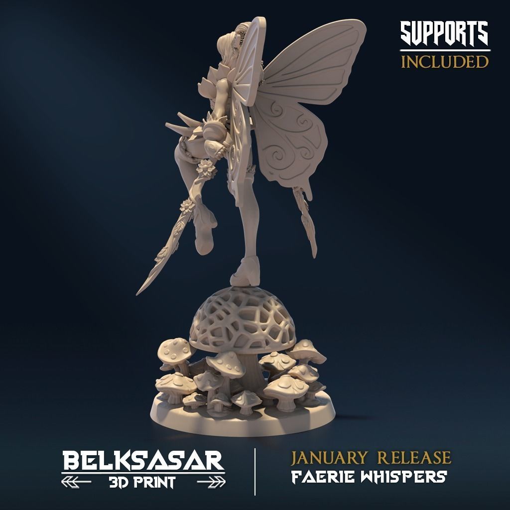 Autum Whispers B Nude 3D print model_2