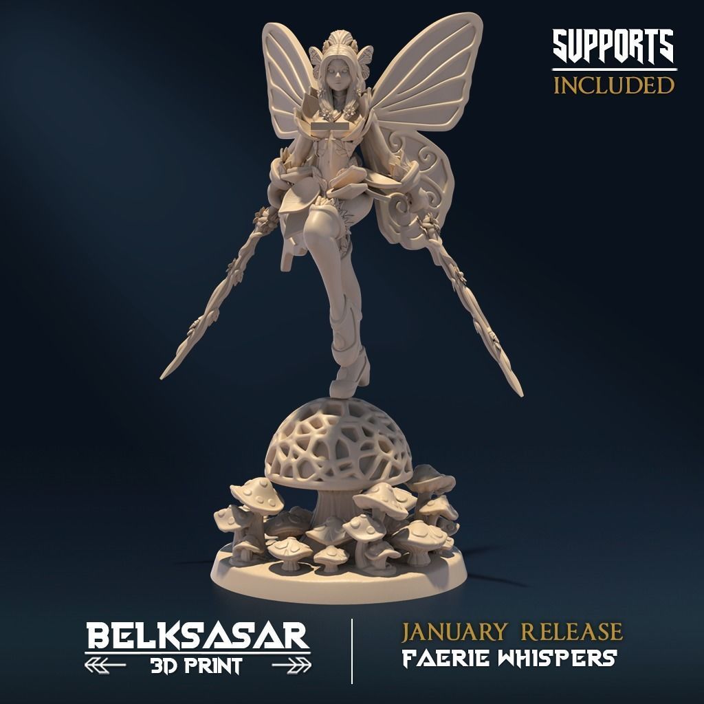 Autum Whispers B Nude 3D print model_1