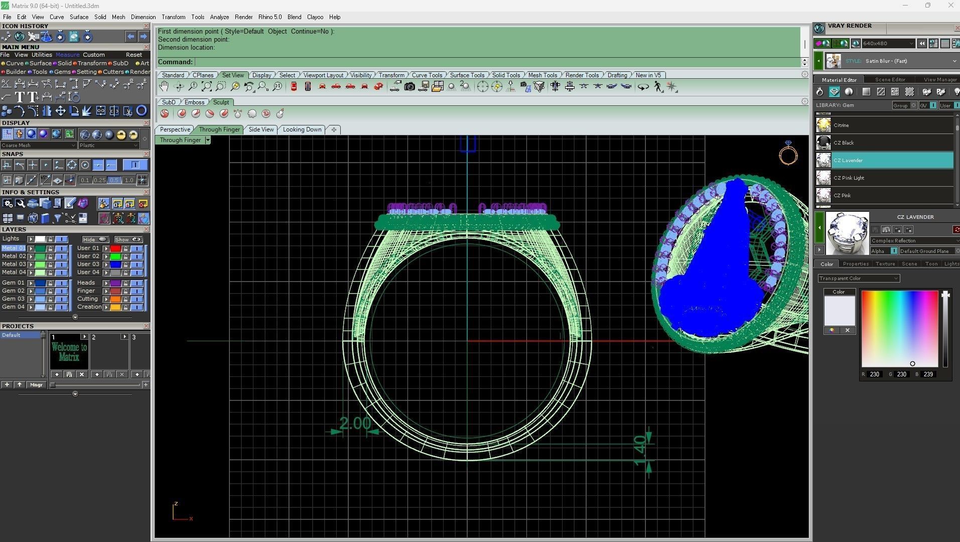 Virgen Caridad Anillo Mujer  3D print model_5