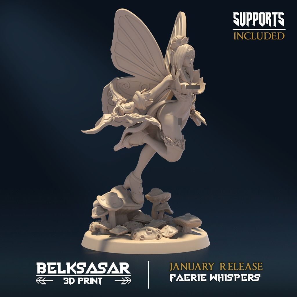 Autum Whispers D Nude 3D print model_2