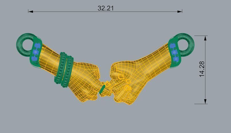 Hand Pandent TN01 3D print model_2