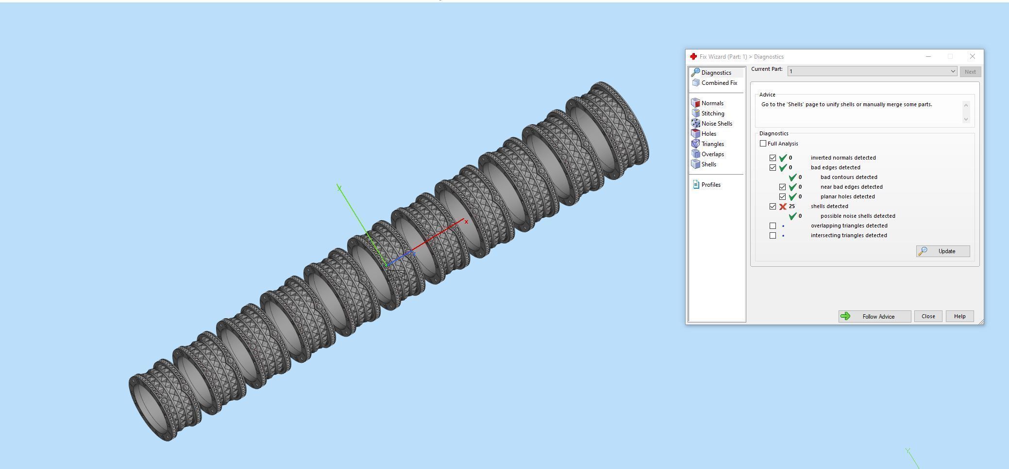blgari rings set full diamond 3D model_4