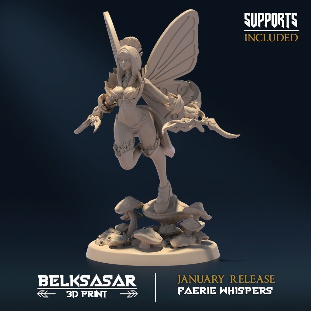 Autum Whispers Nude and Normal Set x8 3D print model_8