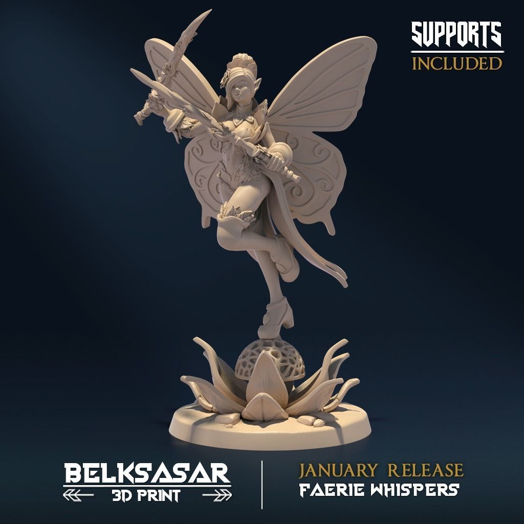 Autum Whispers Nude and Normal Set x8 3D print model_7