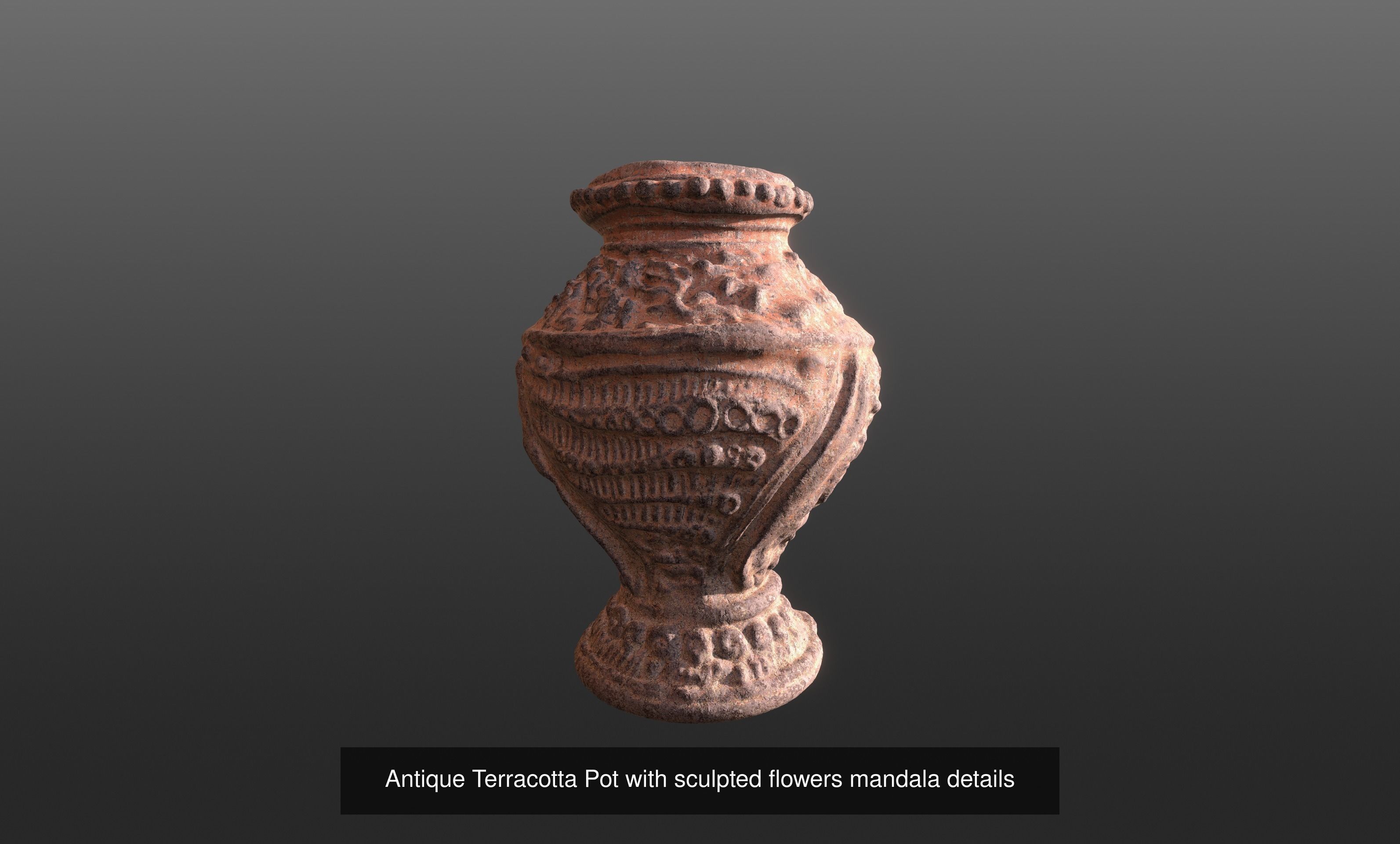Ancient fantasy space props complete bundle 3D Model Collection_15