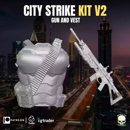 City Strike Kit V2 For Action Figures