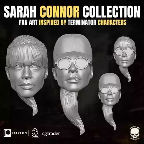 Sarah Head Collection for Action Figures