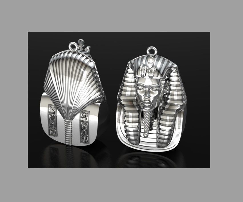 Pharaonic King Tut 3D print model_4