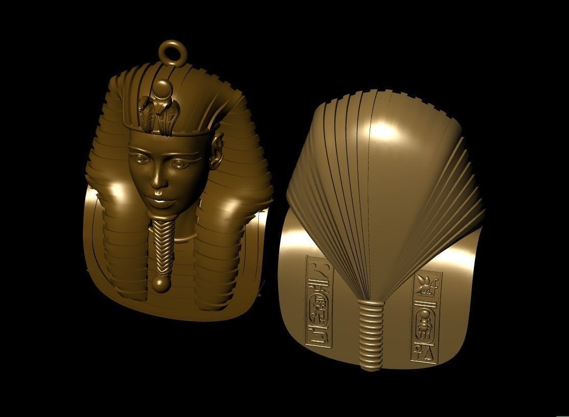 Pharaonic King Tut 3D print model_1