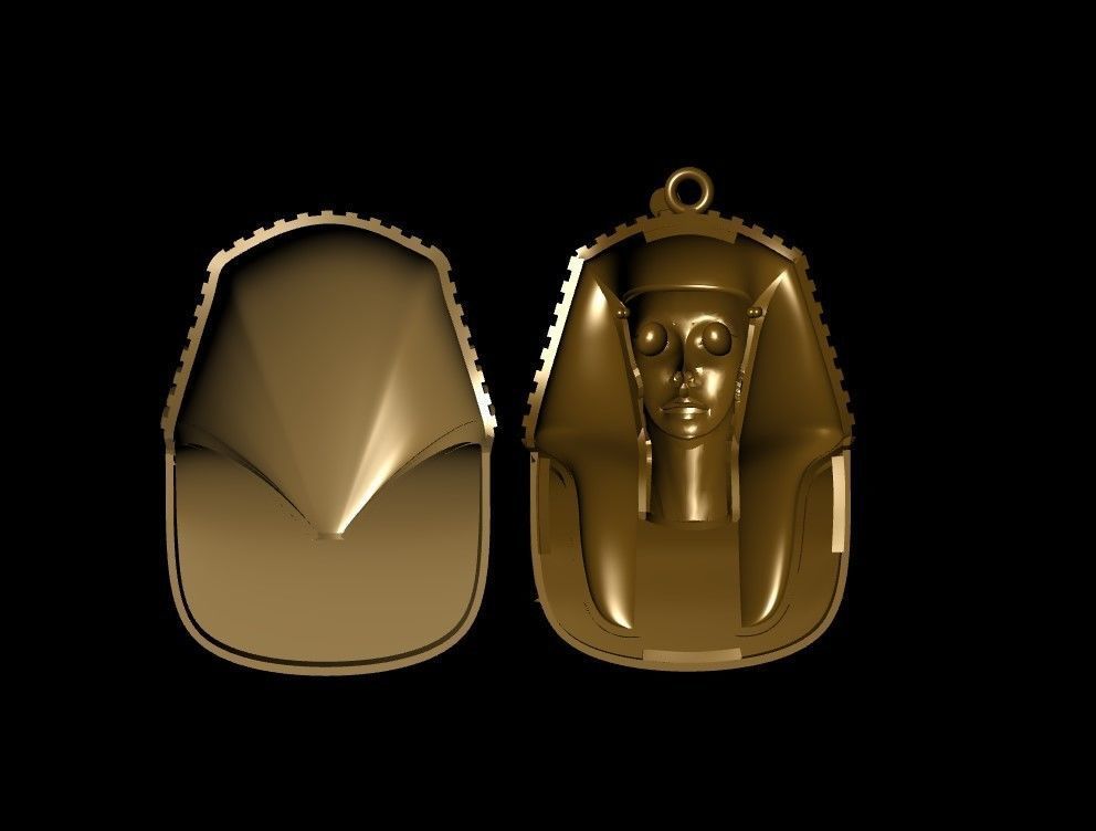 Pharaonic King Tut 3D print model_2