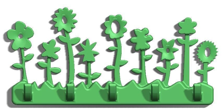 Key Hanger 3D print model_2