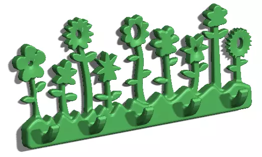 Key Hanger 3D print model_0