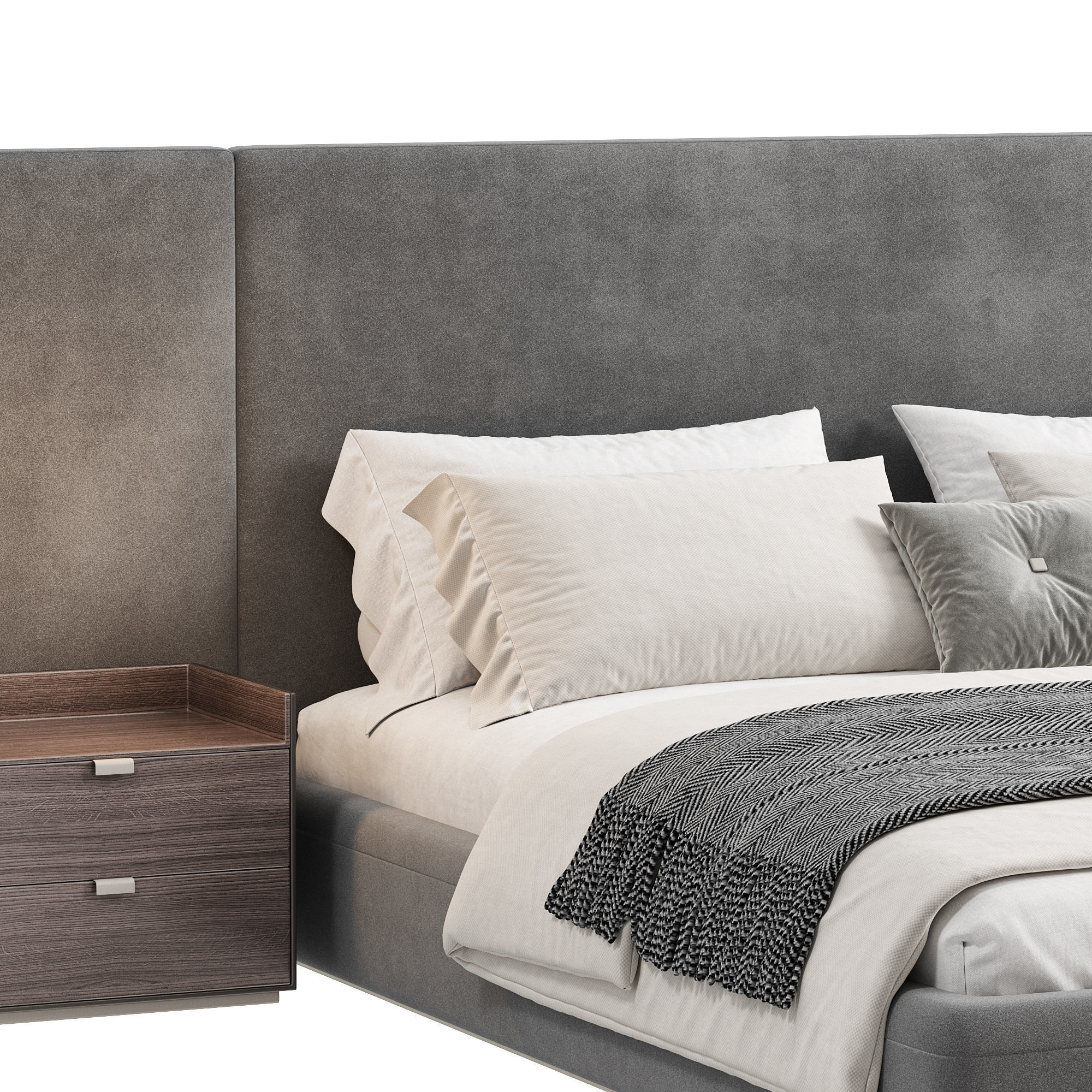 Harris Bed by thehighwall 3D model_3