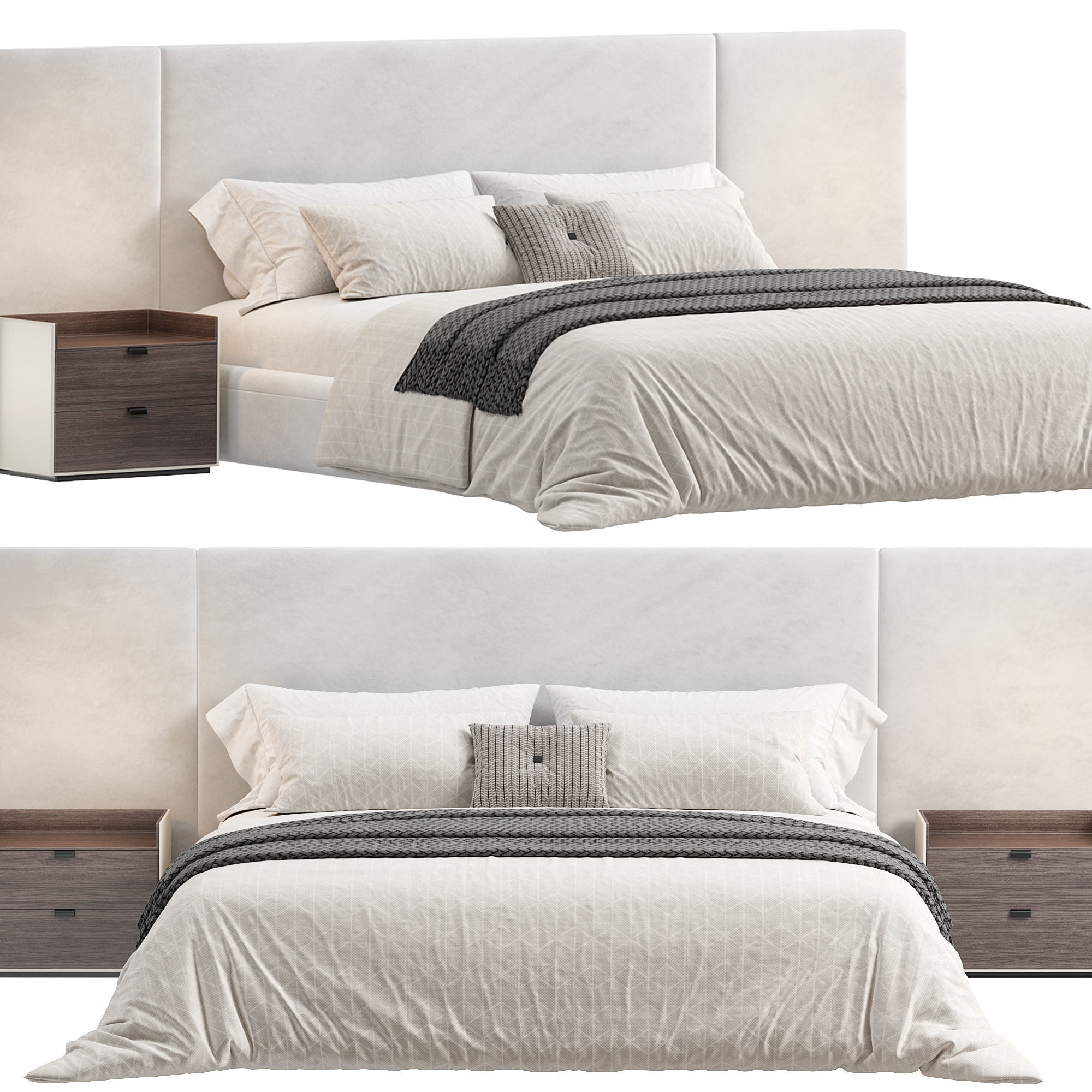 Harris Bed by thehighwall 3D model_2