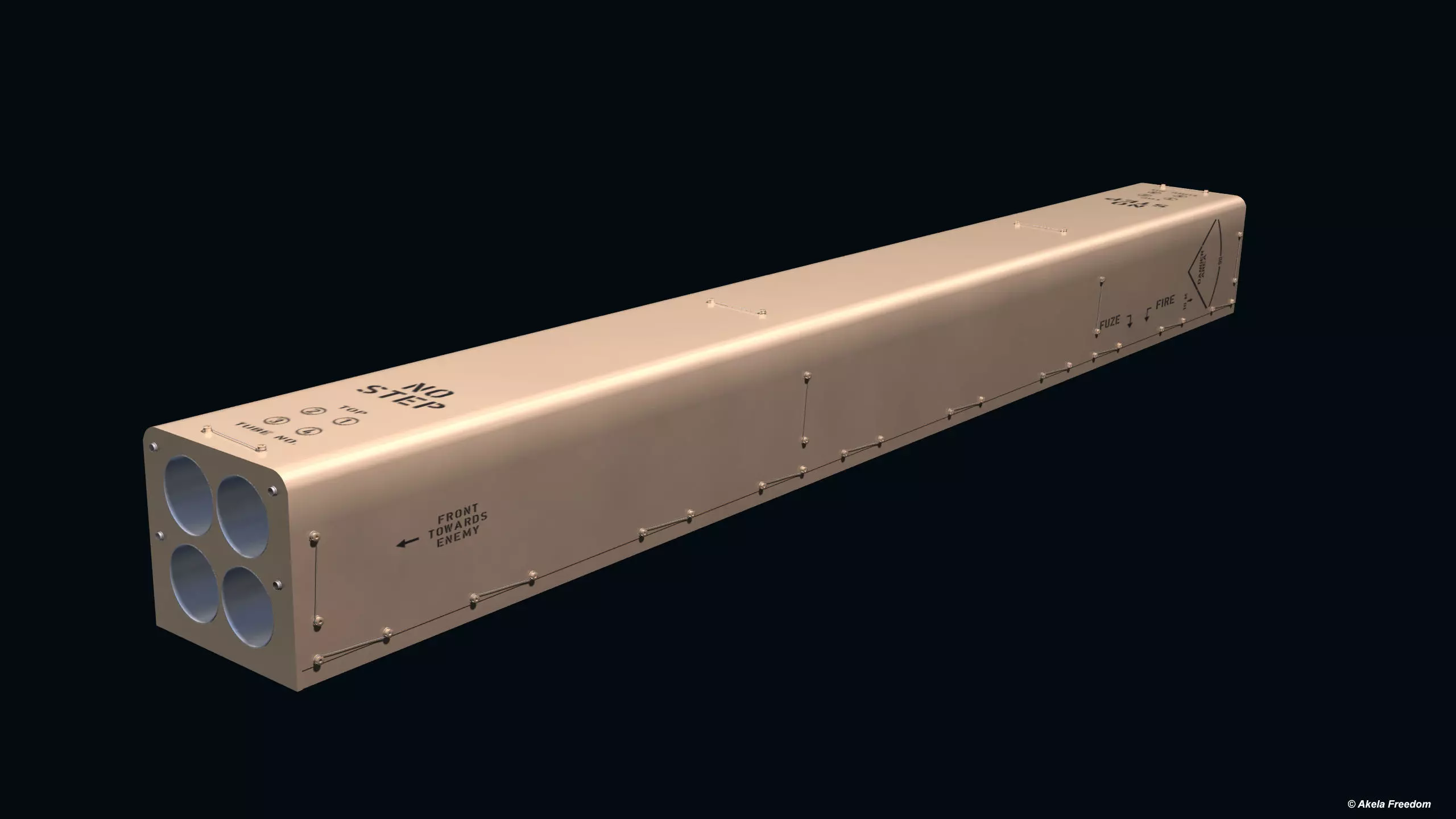 LAND-LGR4 Launcher 3D model_0