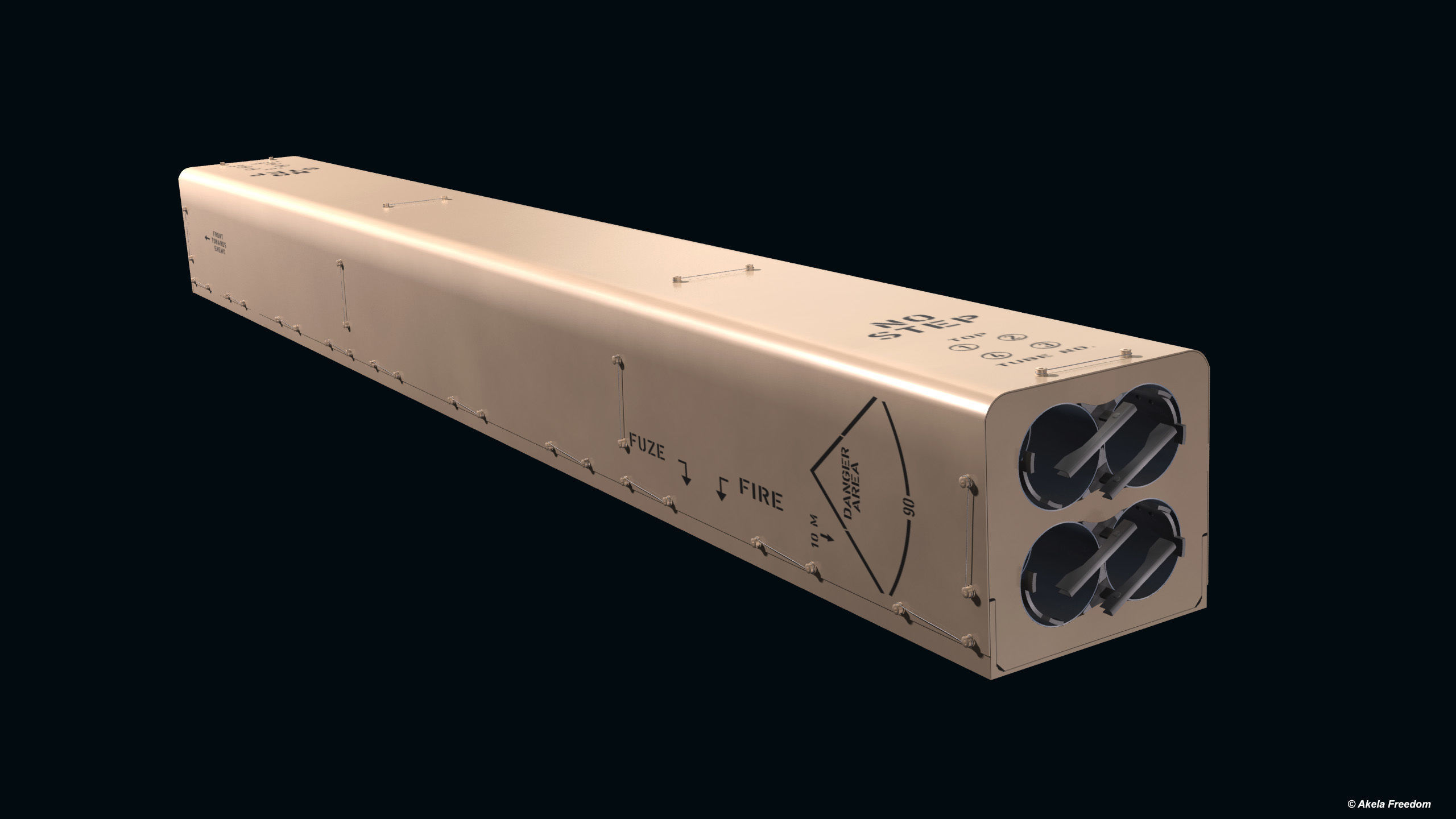 LAND-LGR4 Launcher 3D model_1