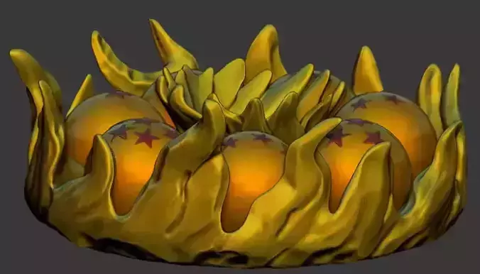 Dragon Ball - Spheres with Ki 3D print model