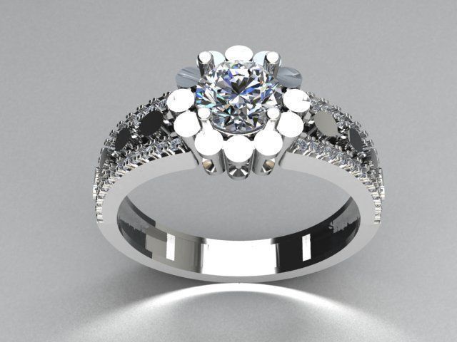 jewelry ring 3D print model_5