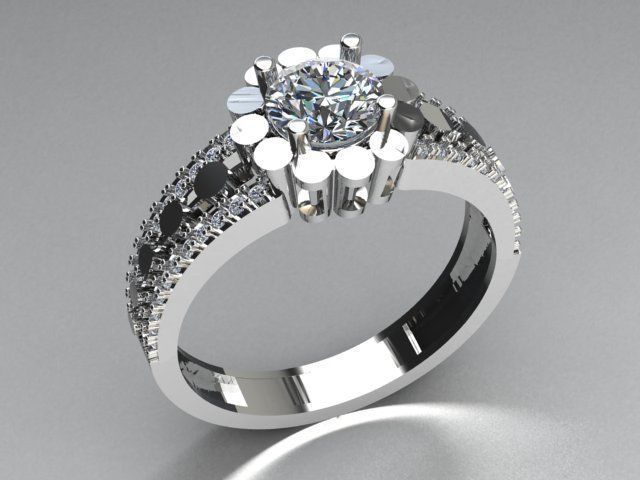 jewelry ring 3D print model_1